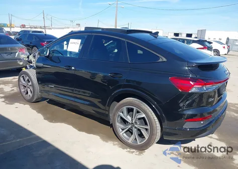 2023 Audi Q4 Sportback E-Tron Premium Plus 50 Quattro из США, поврежденный, VIN WA132BFZ3PP037046